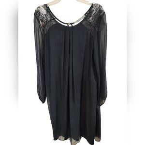 Italian Silk Nicole Sheath Dress, Dark Teal, M